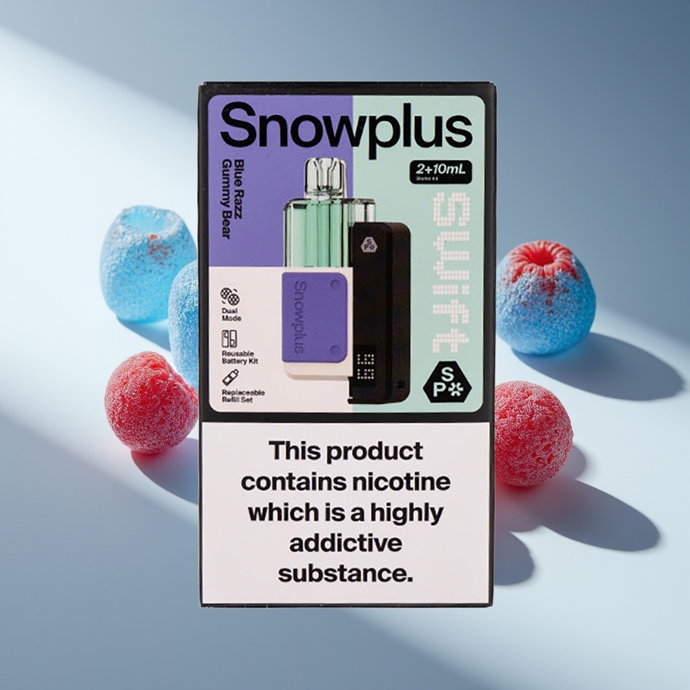 Snowplus Swift 5000 Голубая Малиновая Жевательная Медвежонка 1000 мAh Dual Mesh