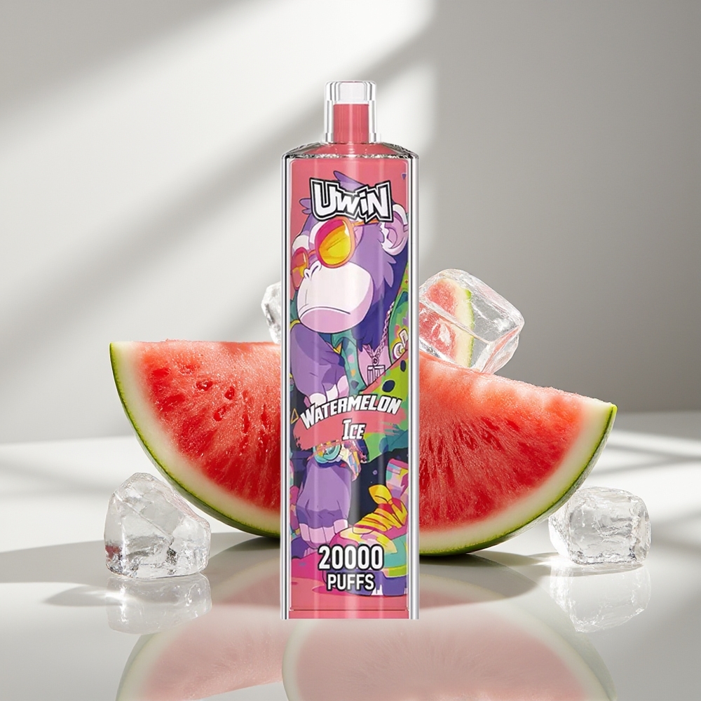 Uwin Shisha Hookah Crystal 20000 Puffs Арбузный Лёд с Mesh и Type-C
