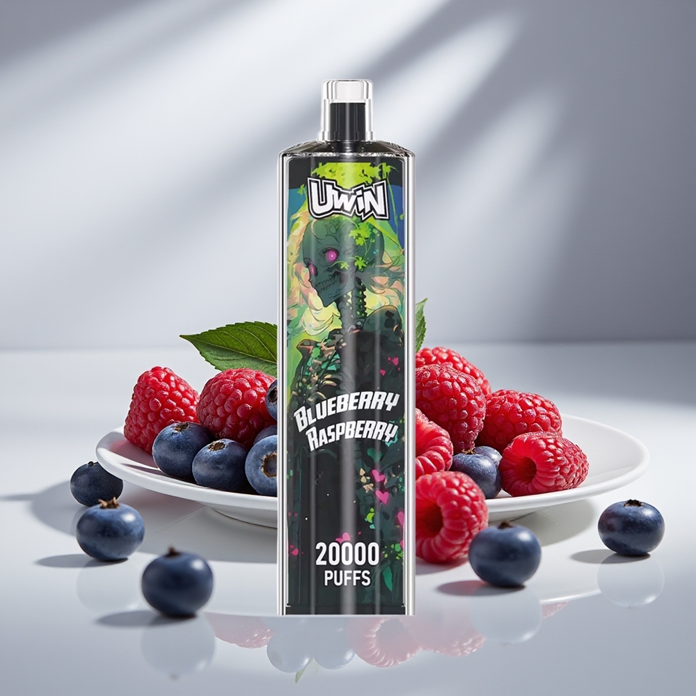 Uwin Shisha Hookah Crystal 20000 Puffs Голубика Малина 22мл Type-C
