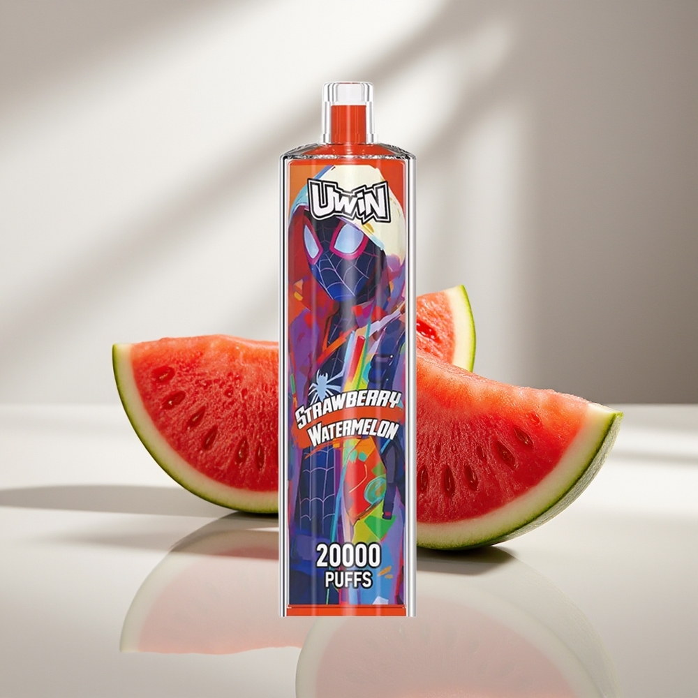 Uwin Shisha Hookah Crystal 20000 Puffs Клубничный Арбуз 22мл Type-C