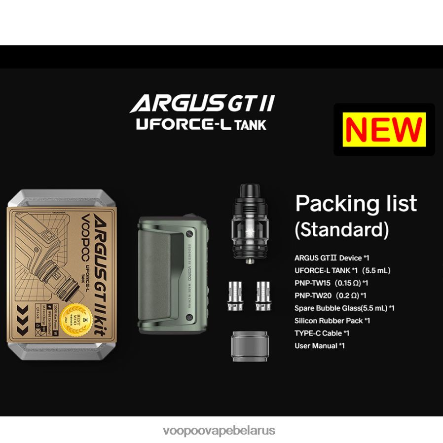 VOOPOO ARGUS GT II комплект бака 8060N81 VOOPOO belarus графит
