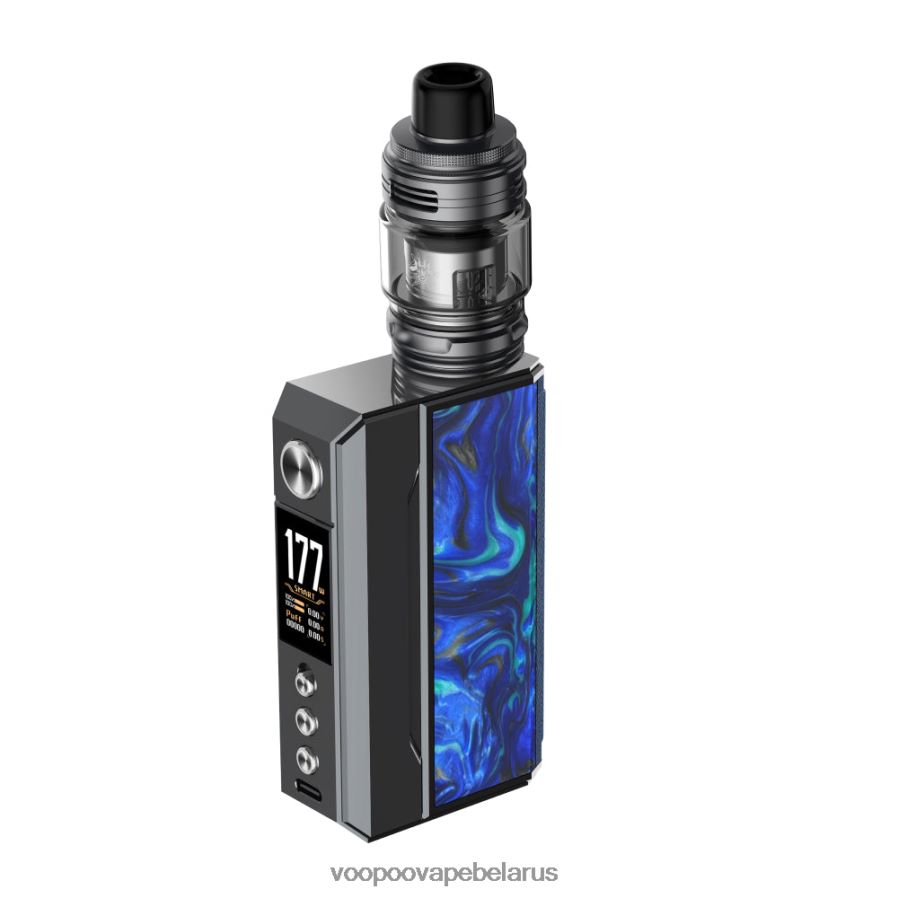 VOOPOO DRAG 4 набор 8060N8146 вейп VOOPOO vthru pro пушечный металл+синий океан