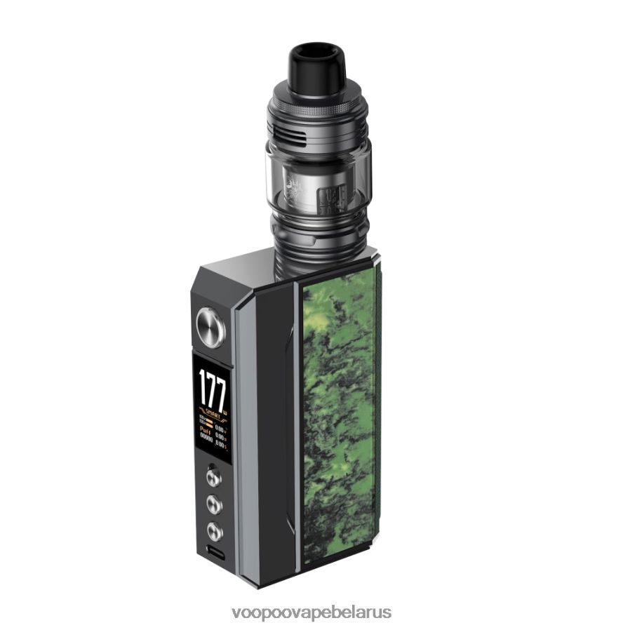 VOOPOO DRAG 4 набор 8060N8166 вейп VOOPOO vthru pro пушечный металл+зеленый лес