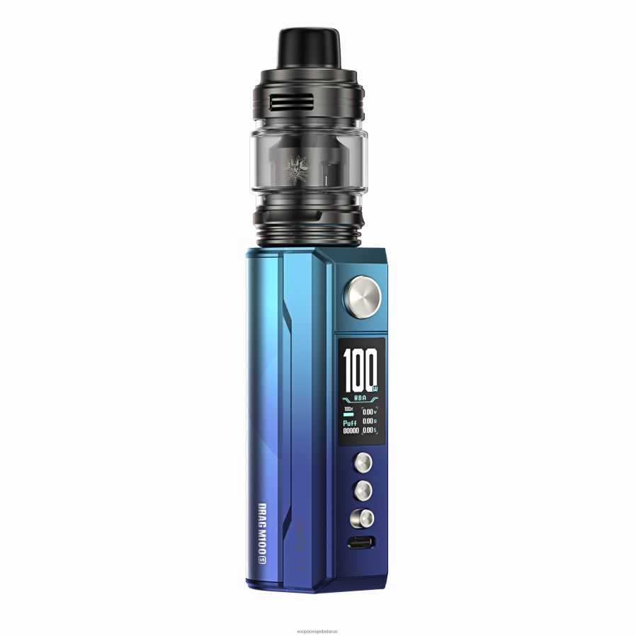 VOOPOO DRAG M100S мод-устройство 8060N8277 вейп VOOPOO gene голубой и синий