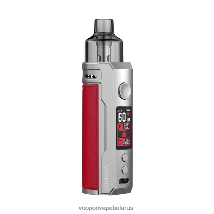 VOOPOO DRAG S комплект модов pod 8060N8202 VOOPOO минск серебристо-красный