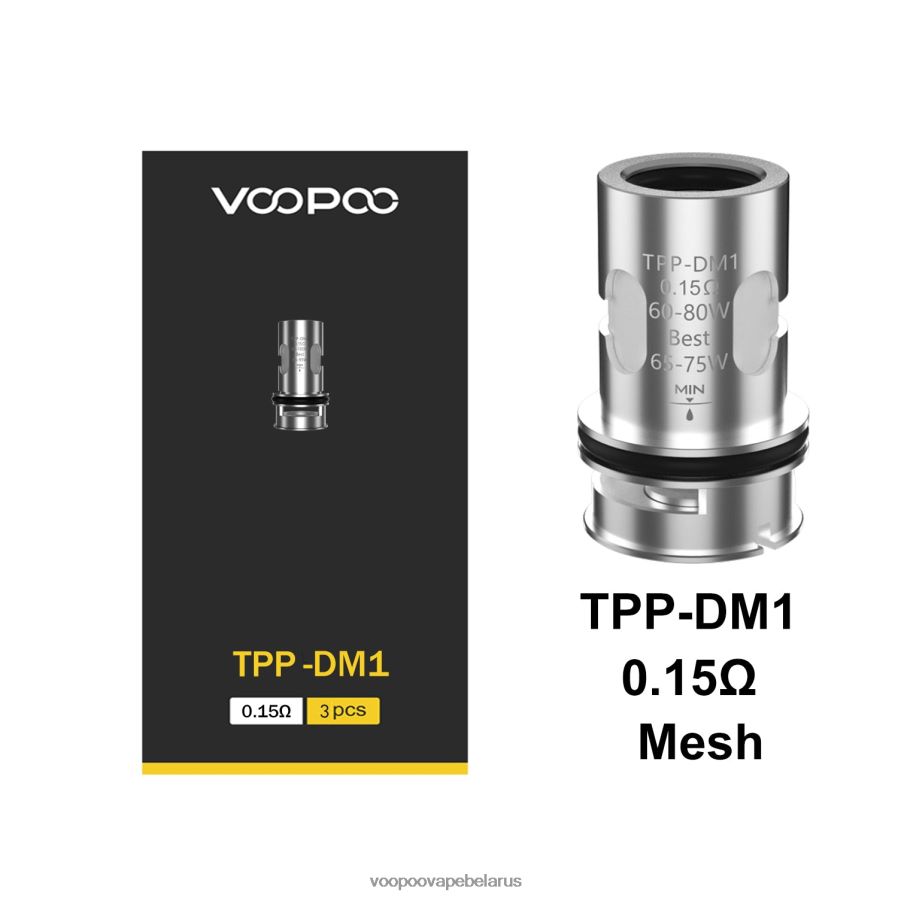 VOOPOO TPP катушки (3шт) 8060N8585 VOOPOO вейп отзывы tpp-dm1