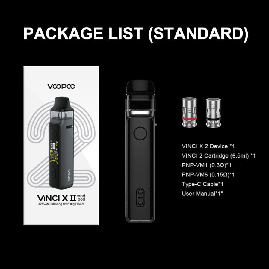VOOPOO VINCI X 2 набор 8060N8347 вейп VOOPOO gene углеродное волокно