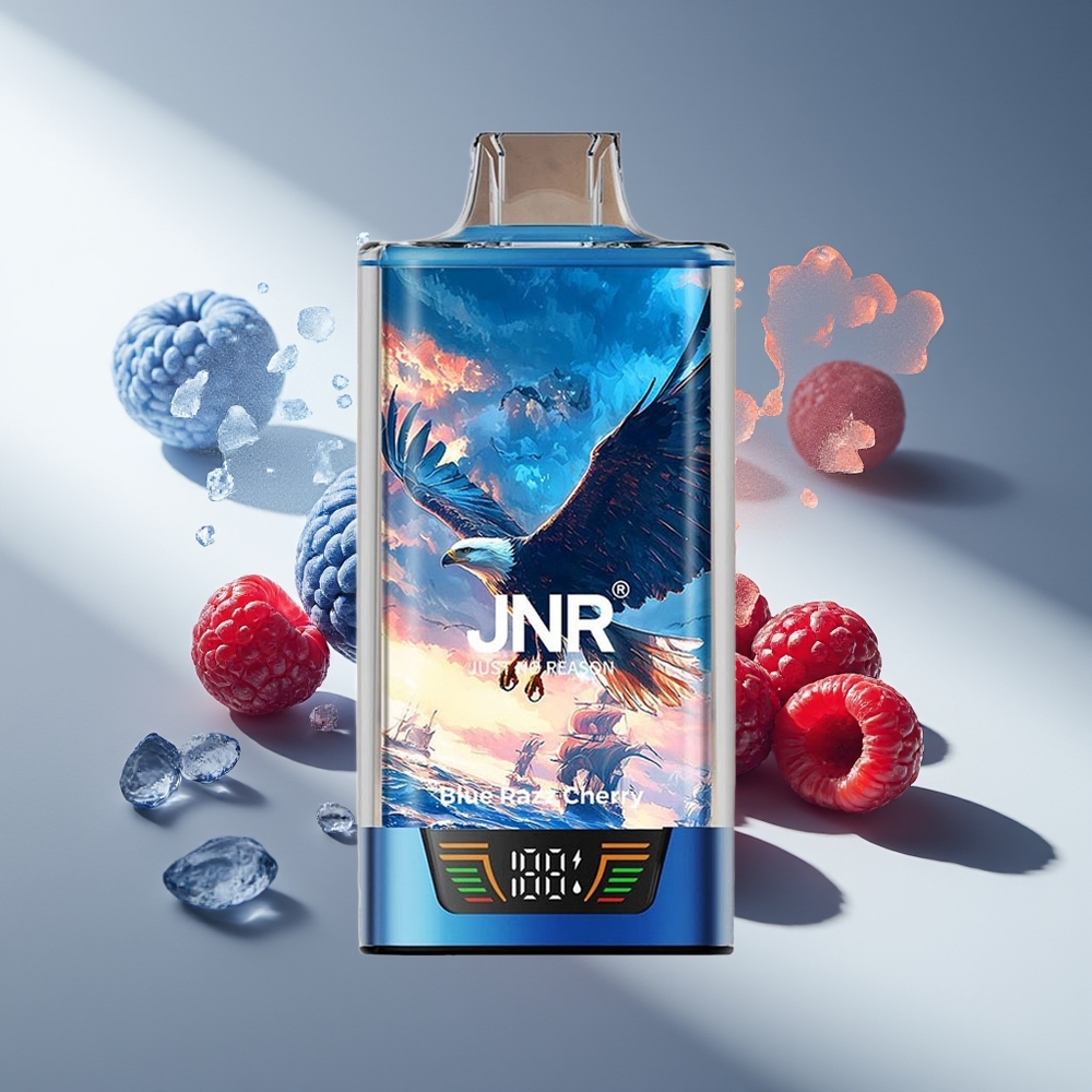 JNR Falcon Pro 28000 Голубая Малина Вишня 30мл Dual Mesh