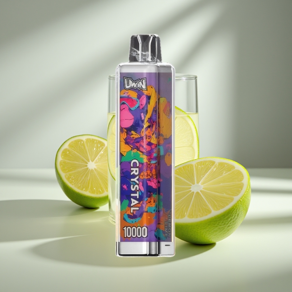 Uwin Crystal 10000 Лимон-Лайм RGB Mesh 0.8Ω 18мл