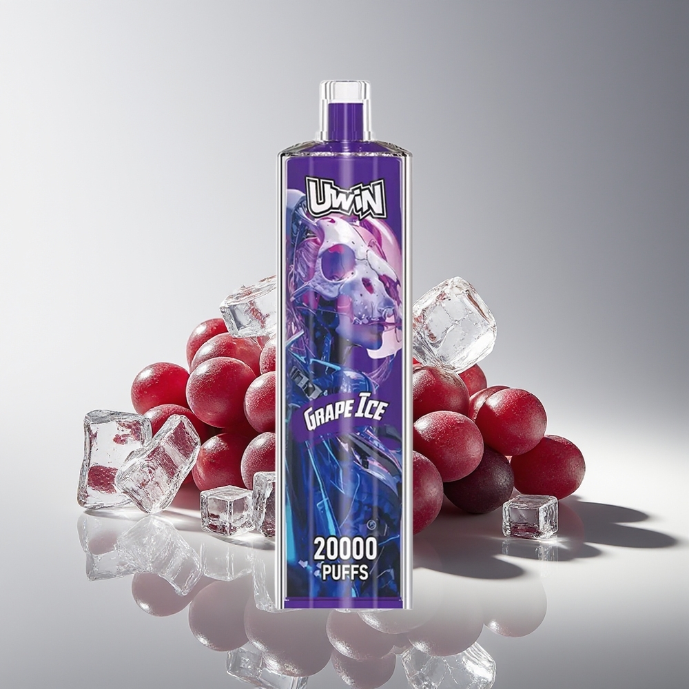 Uwin Shisha Hookah Crystal 20000 Puffs Виноградный Лёд с Mesh Coil и Type-C